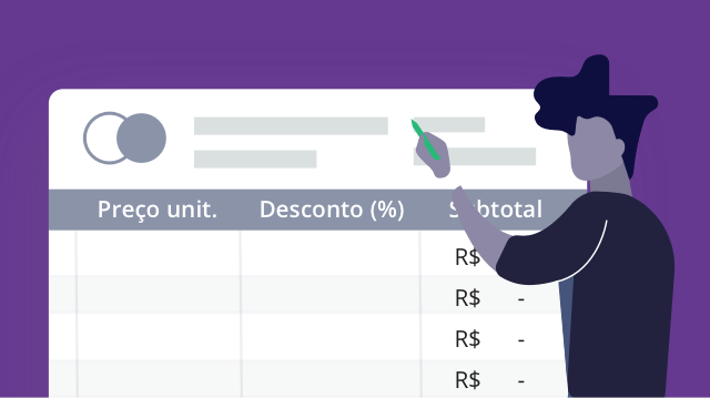 Planilha para emissão de pedidos